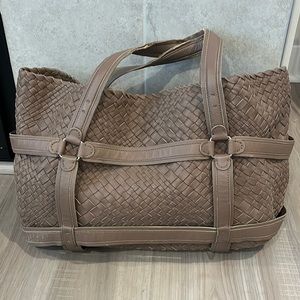 Falorni Italia Leather woven bag